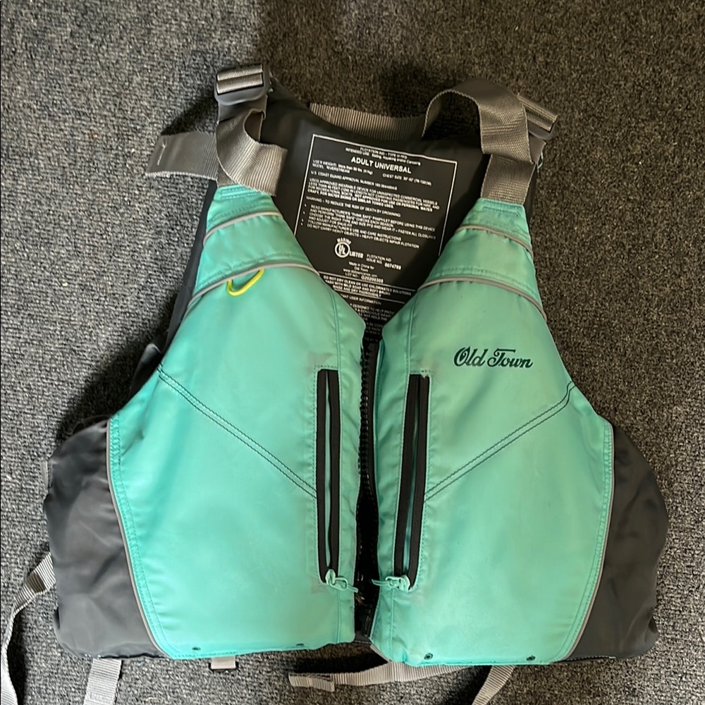 Old Town Life Jacket with Adjustable Straps